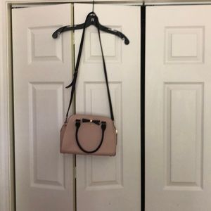 Pink with black trim Kate Spade purse